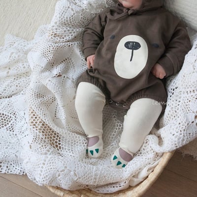 LEMONADE41｜(55cm-85cm) 2色小熊包屁衣含帽子15