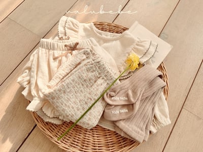 Valubebe47｜(65-80) 莓果摺邊燈籠褲12