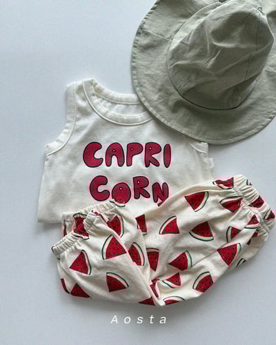 AOSTA57｜(6m-5y) 3款英文字母無袖背心15