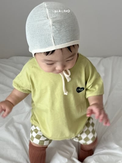 lala land38｜(3m-18m) 2色網眼綁帶帽4