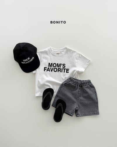 Bonito38｜(75cm-125cm) 3色媽媽的愛字母上衣7