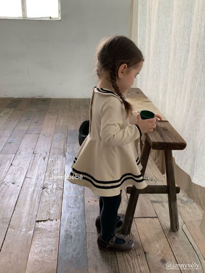 JE568｜(66-90cm) 水手領包屁衣17