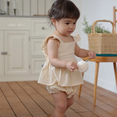 bebe nine37  (6m-24m) 3色小荷葉蛋糕套裝12