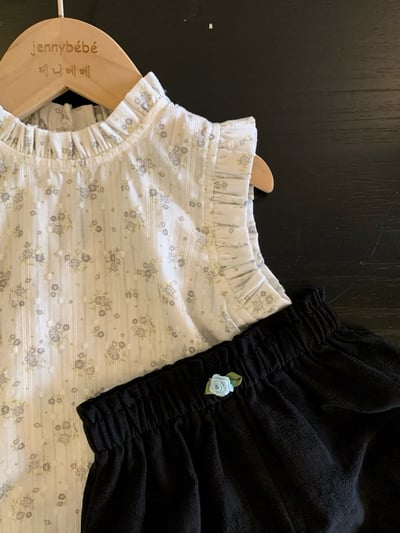 JE34｜(73-100cm) 碎花背心套裝15