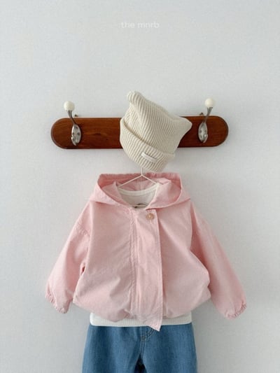 MiniRobe41｜(70-110) 休閒鈕扣連帽外套13