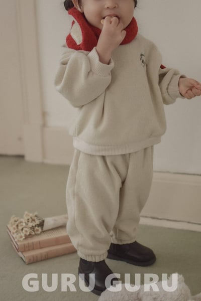 GURU GURU23｜(6m-24m) 2色簡約刷毛縮口套裝12