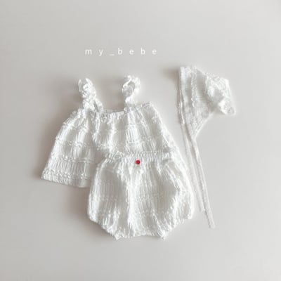 my_bebe14｜(58-72cm) 花邊層次燈籠褲13