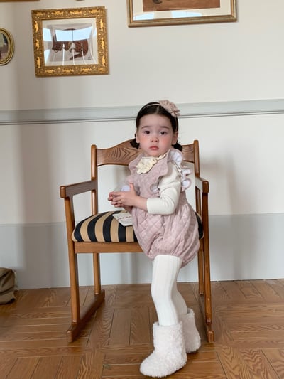 JE417｜(66cm-110cm) 夾棉背心連身裙/包屁衣/高領上衣16