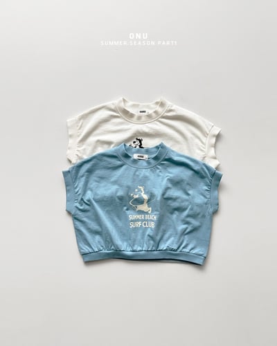 onu16｜(70cm-115cm) 衝浪印花熊短上衣1