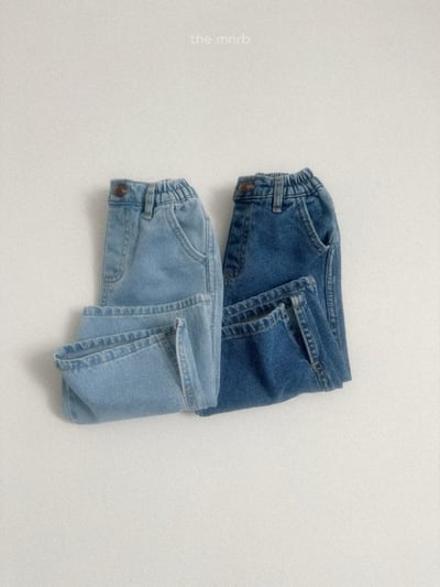 MiniRobe25｜(70-110) 開衩牛仔褲8