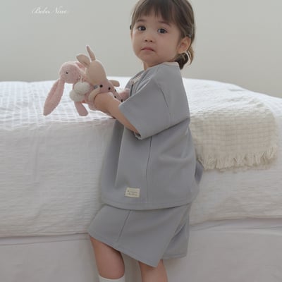 bebe nine12  (65cm-115cm) 3色鈕釦休閒套裝10