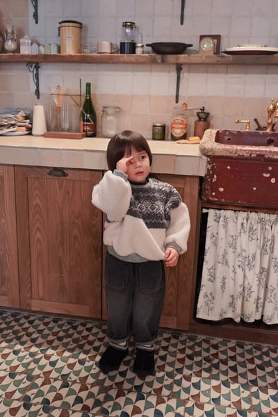 onu 29｜(70cm-115cm) 北歐印花刷毛上衣20