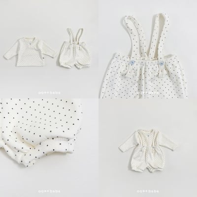 Oottbebe05｜(0m-12m) 波點/豹紋上衣吊帶褲套裝7