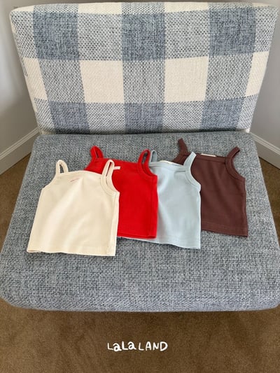 lala land59｜(75-120cm) 4色細肩背心16