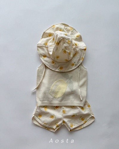 AOSTA34｜(6m-5y) 2款針織水果背心8