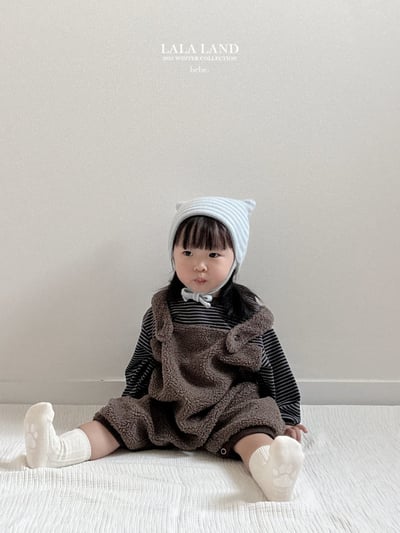 lala land12｜(60cm-83cm) 2色刷毛吊帶褲13