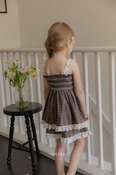 M-KIDS18｜(65-115cm) 蕾絲滾邊上衣16