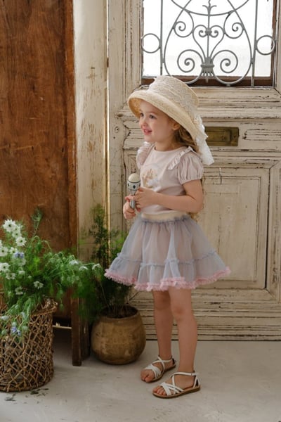 FLO05｜(75-140) 兩色蕾絲蛋糕襯裙6