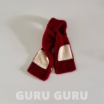 GURU GURU05｜(6m-24m) 3色刷毛圍巾1