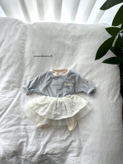 Bloom.b43｜(0m-24m/85cm-125cm) 蕾絲薄紗澎澎裙3