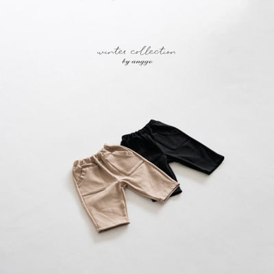 anggo21｜(75cm-120cm) 雙口袋簡約棉褲5