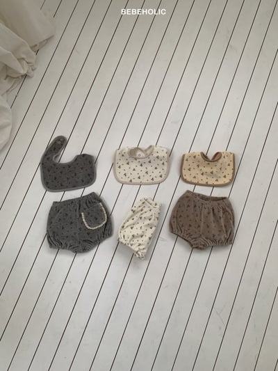 Bebe holic50｜(3m-18m) 蕾絲口袋碎花短褲8