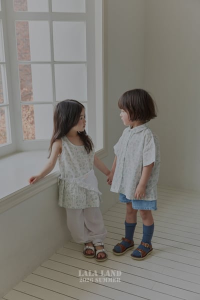 lala land47｜(75-120cm) 2色格紋/印花洋裝13