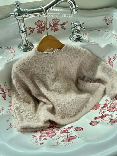 Monpetitbebe04｜(70cm-110cm) 針織羽毛上衣6