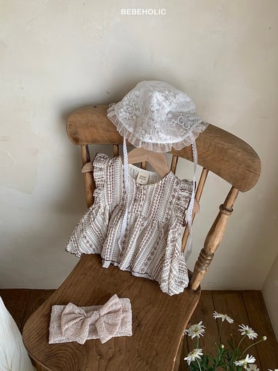 Bebe holic34｜(3m-18m) 花紋娃娃裝上衣7