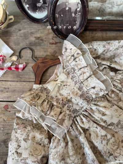 Marron 72｜(free) 雙層蝴蝶紗別針4