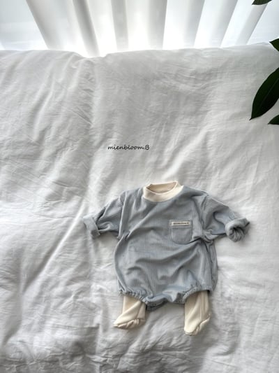 Bloom.b17｜(0m-24m) 絲絨口帶包屁衣8