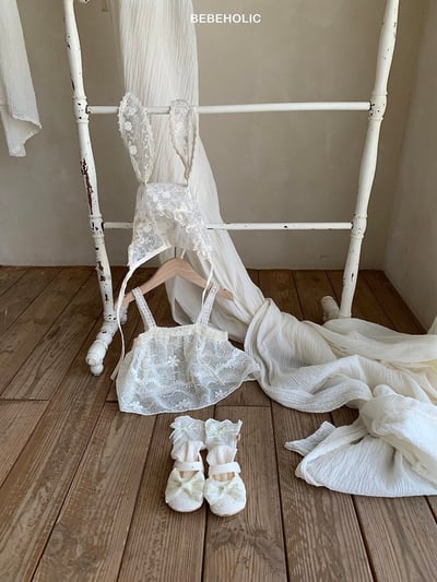 Bebe holic51｜(Free) 蝴蝶結蕾絲背心13