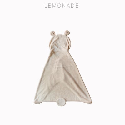 LEMONADE32｜(free) 2色小兔小熊連帽浴巾18