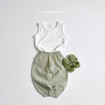 vivid121｜(78cm-125cm) 4款條紋鬆緊束腳長褲19