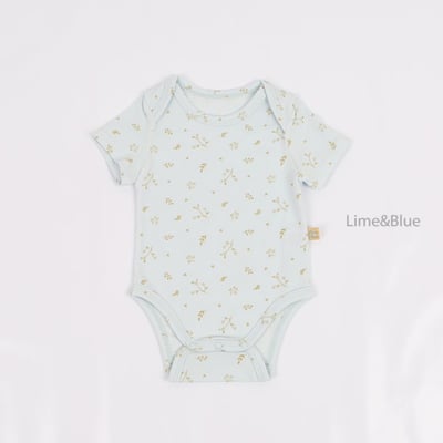 LIME&BLUE12｜(55-80cm)  黃油花包屁衣7