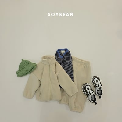 Soybean39｜(75cm-118cm) 刷毛拉鍊外套套裝13