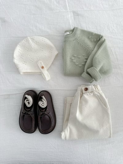 MiniRobe52｜(70-110) 愛心針織衫上衣8