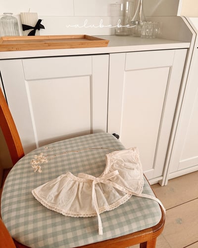 Valubebe81｜(65-90) 蕾絲花邊摺邊披肩11