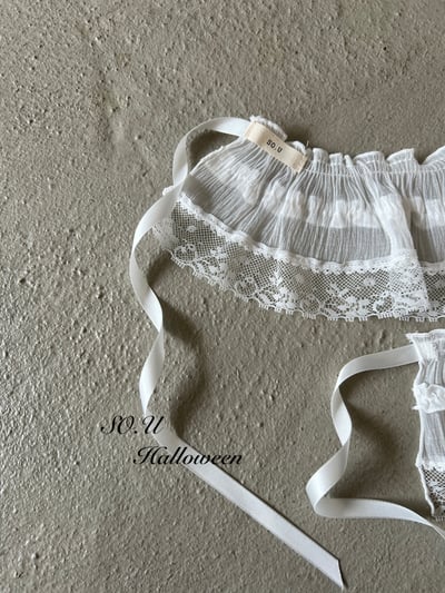 SO.U19｜(Free)  蕾絲花配件腰小裙5