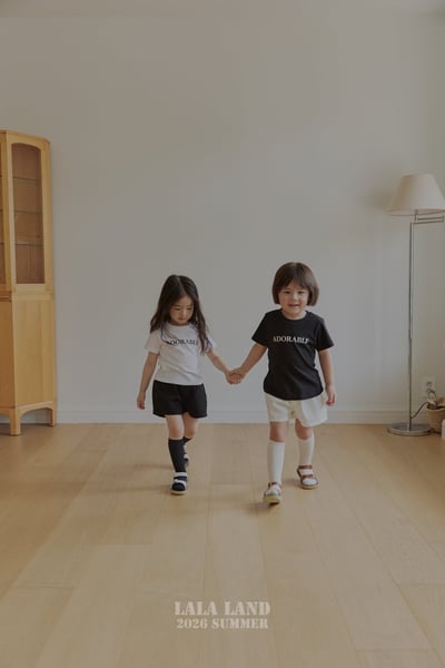 lala land60｜(75-120cm) 2色英字印花上衣10