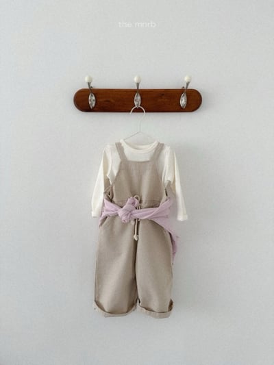 MiniRobe46｜(70-110) 吊帶抽繩連身褲9