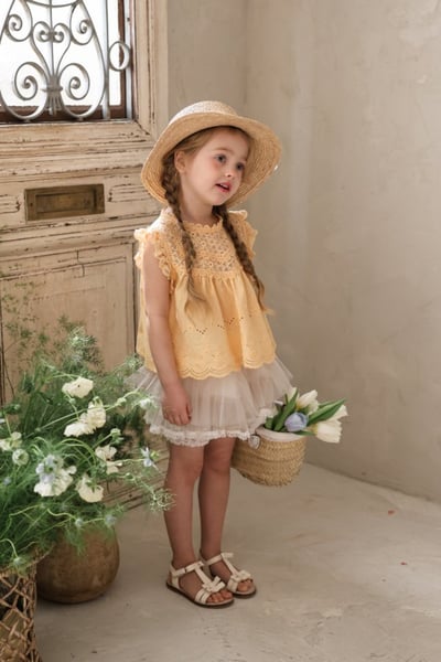 FLO29｜(75-140) 鏤空蕾絲邊背心3