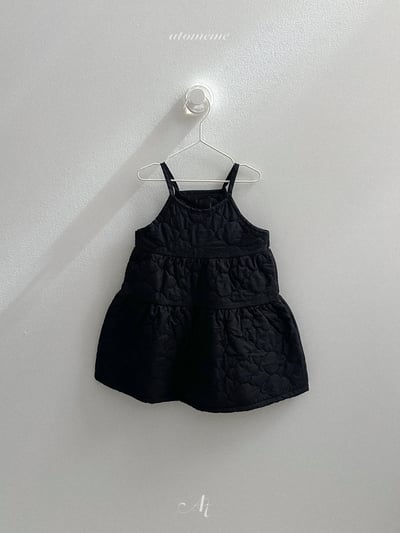 AT35｜(70-110) 花朵鋪棉吊帶洋裝10