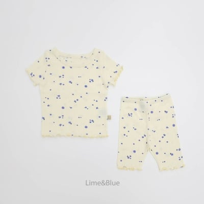 LIME&BLUE17｜(80-118cm)  水彩噴畫居家服9