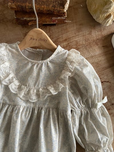Anne Shirley07｜(3m-22m) 1色蕾絲碎花公主包屁衣14