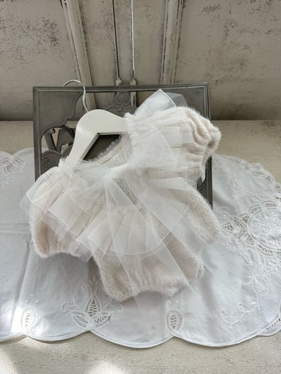 MONBEBE｜(55-120cm) 手足裝．	週歲婚禮必買薄紗洋裝9