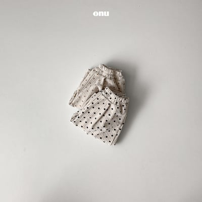onu 52｜(70cm-115cm) 摺撊波點九分褲9