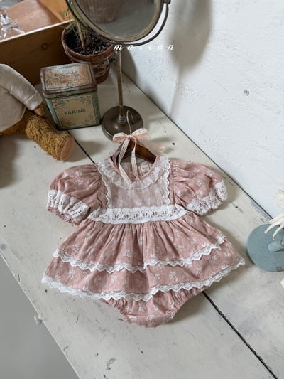 Marron06｜(3m-18m 1y-6y) 索菲亞蕾絲裙裝11