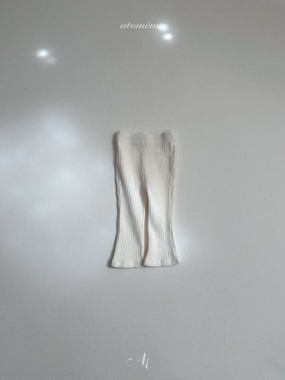 AT06｜(70-110) 柔軟羅紋微喇叭褲7