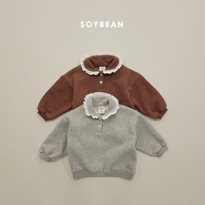 Soybean76｜(75cm-118cm) 蕾絲翻領邊套裝3